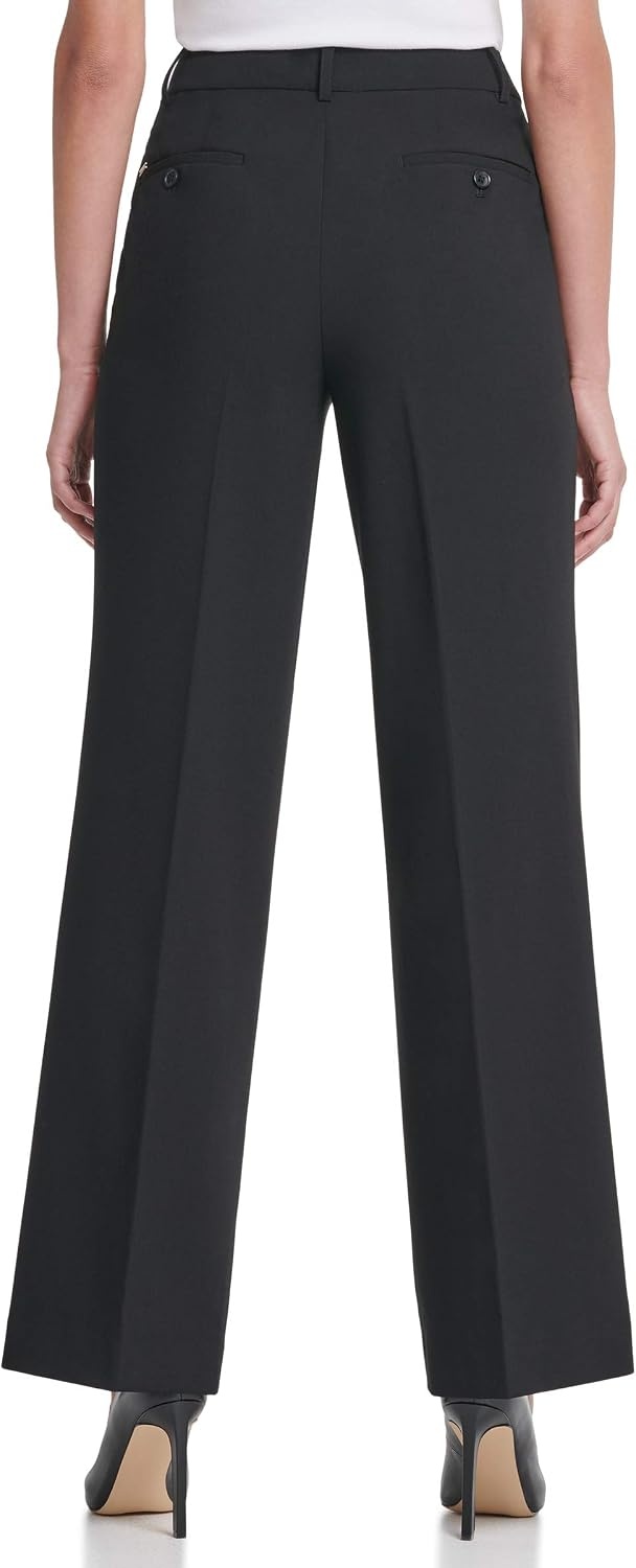 image:imageDKNY womens Straight Leg Suit PantBlack