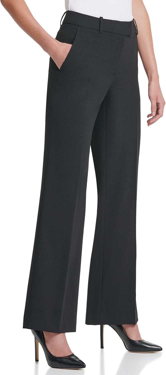 image:imageDKNY womens Straight Leg Suit PantBlack