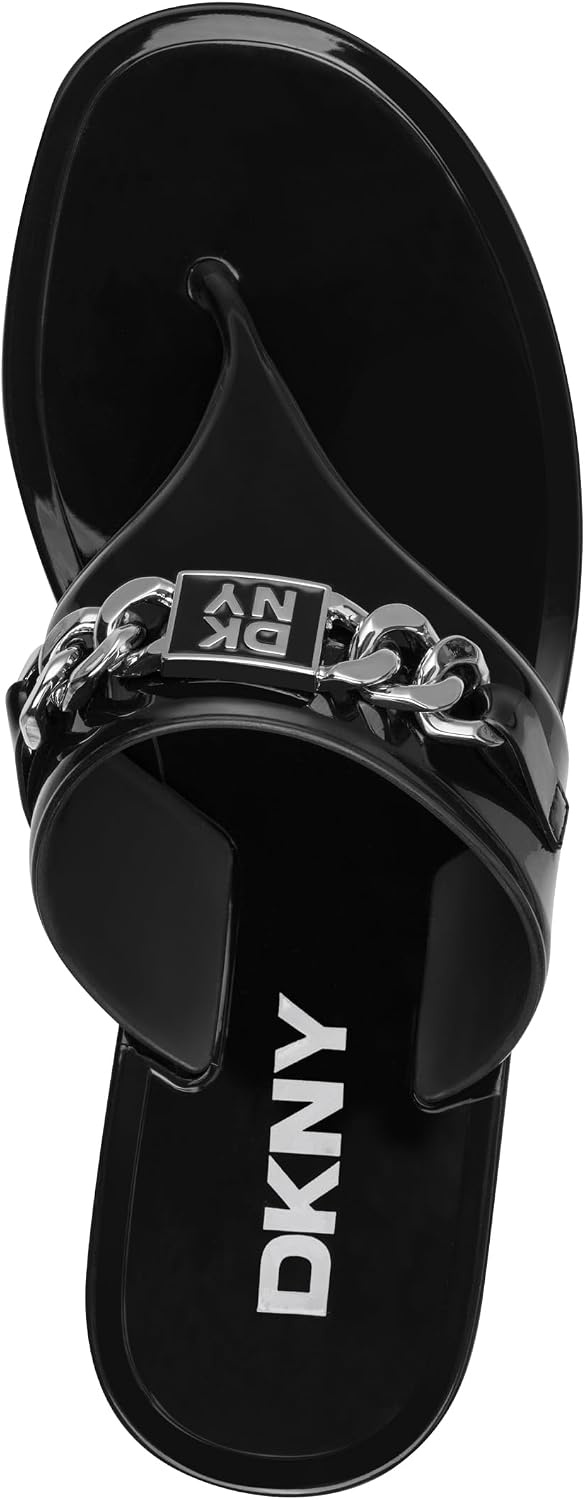 image:imageDKNY womens Vasi Flat Thong Flip Flop SandalBlack