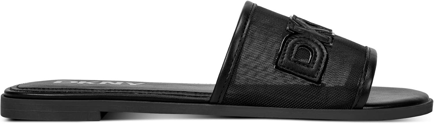 image:imageDKNY womens Wren Flat Mesh Sandal SlideBlack