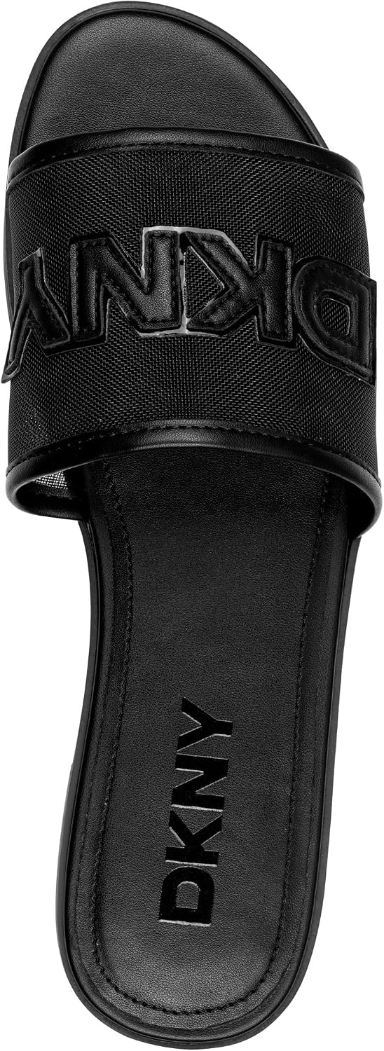 image:imageDKNY womens Wren Flat Mesh Sandal SlideBlack