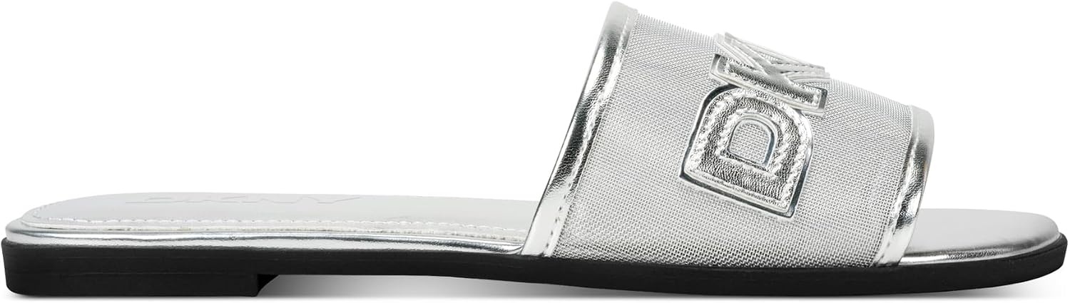 image:imageDKNY womens Wren Flat Mesh Sandal SlideSilver