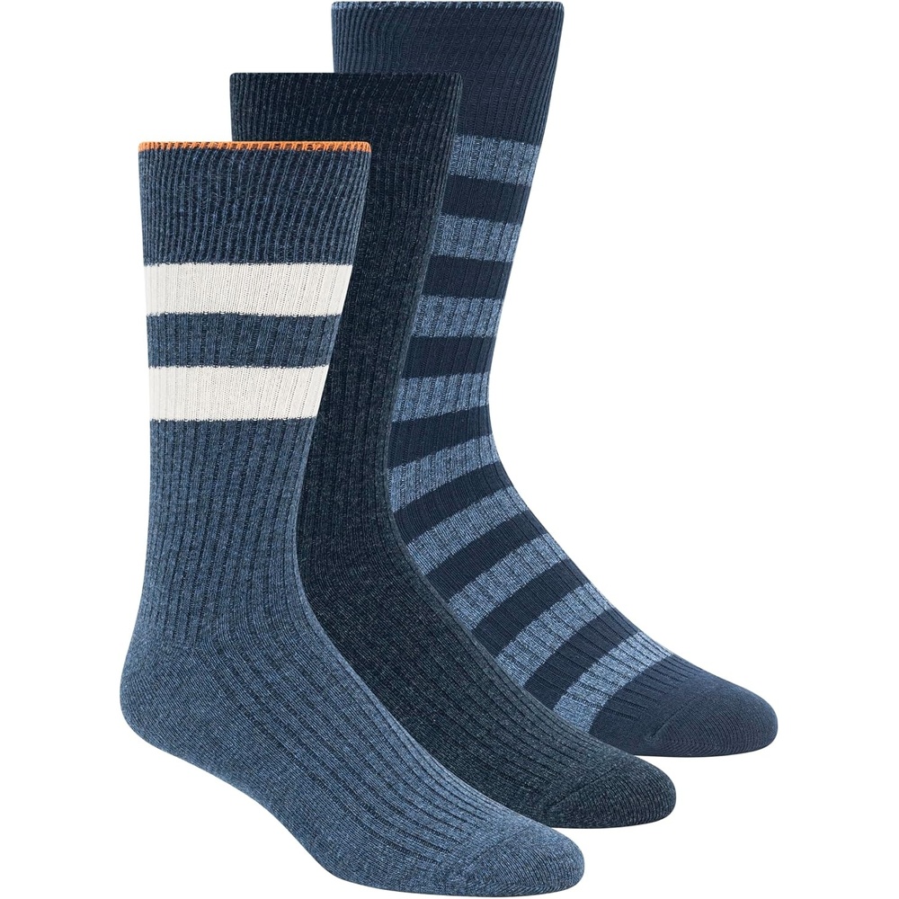 image:imageDKNY Mens 3 Pack Cotton Crew SocksNavyDenim