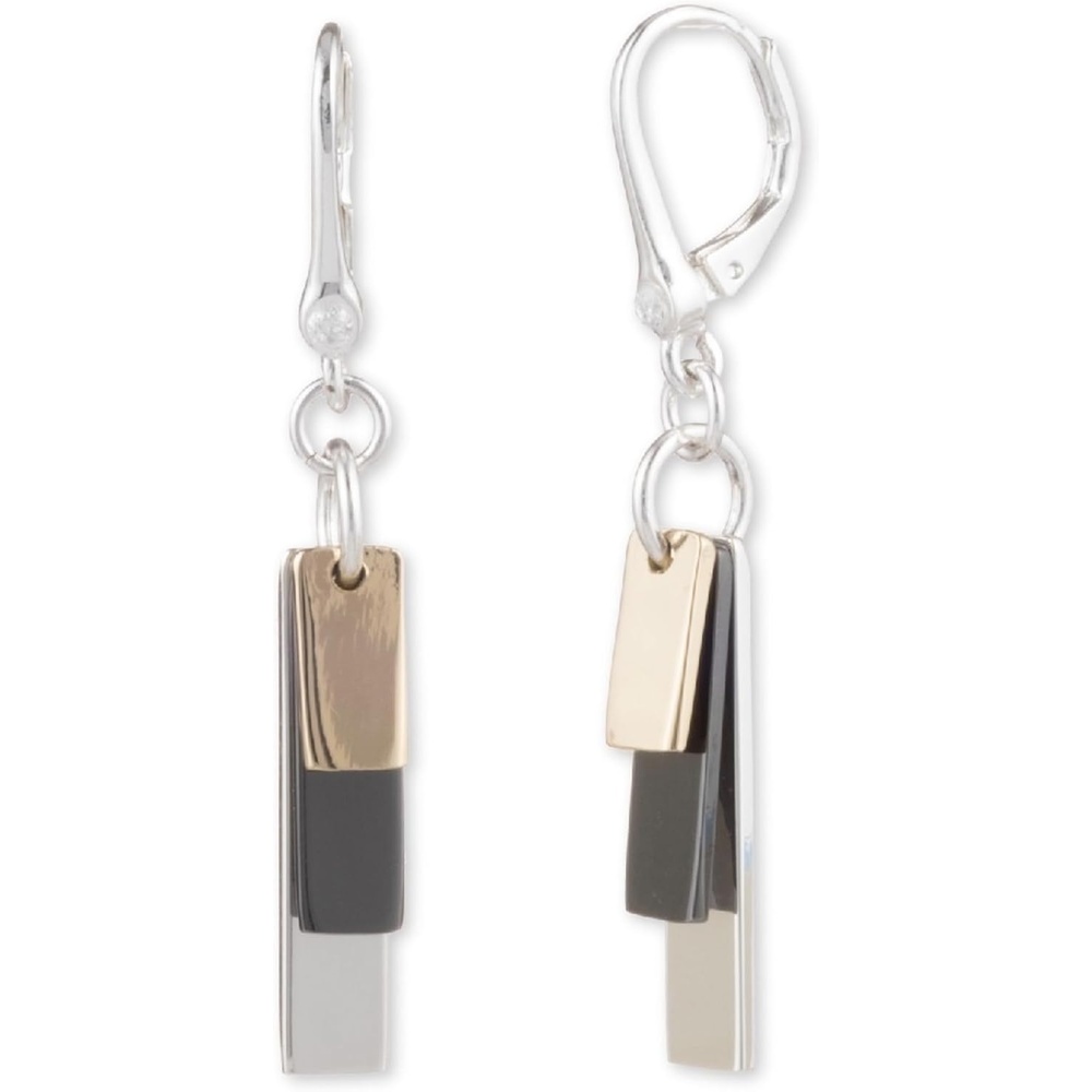 image:imageDKNY TriTone Shaky Drop Earrings  Womens Fashion Jewelry  Dangle Drop Earrings for Women  Great Gift for Women