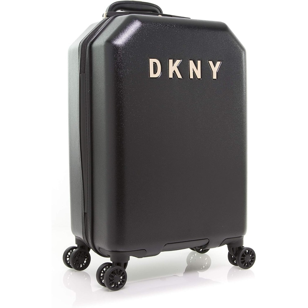 image:imageDKNY UnisexAdult Metal Logo Dark Rose 21 Carry OnBlack