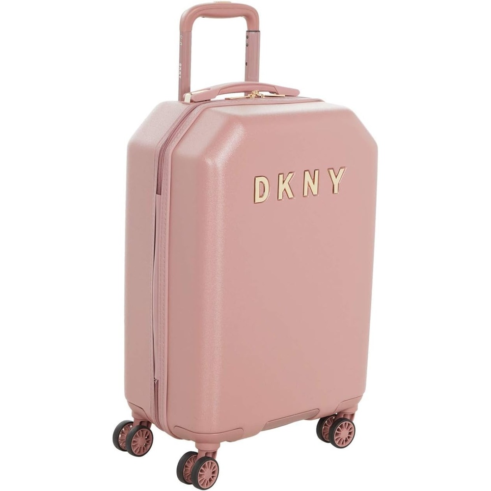 image:imageDKNY UnisexAdult Metal Logo Dark Rose 21 Carry OnRose