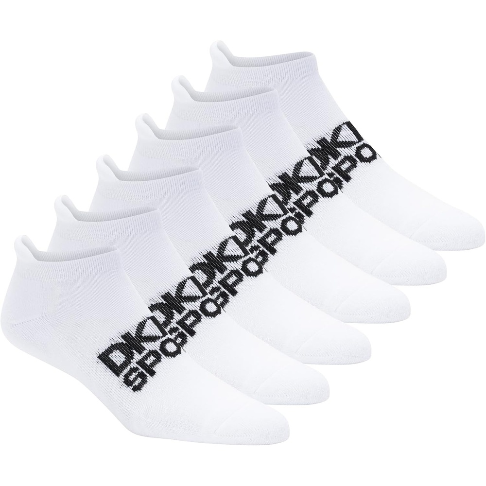 image:imageDKNY Womens 6 Pack Sport Cushion Low Cut SocksWhite