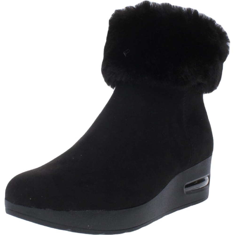 image:imageDKNY Womens AbriBlack Microsuede Abri