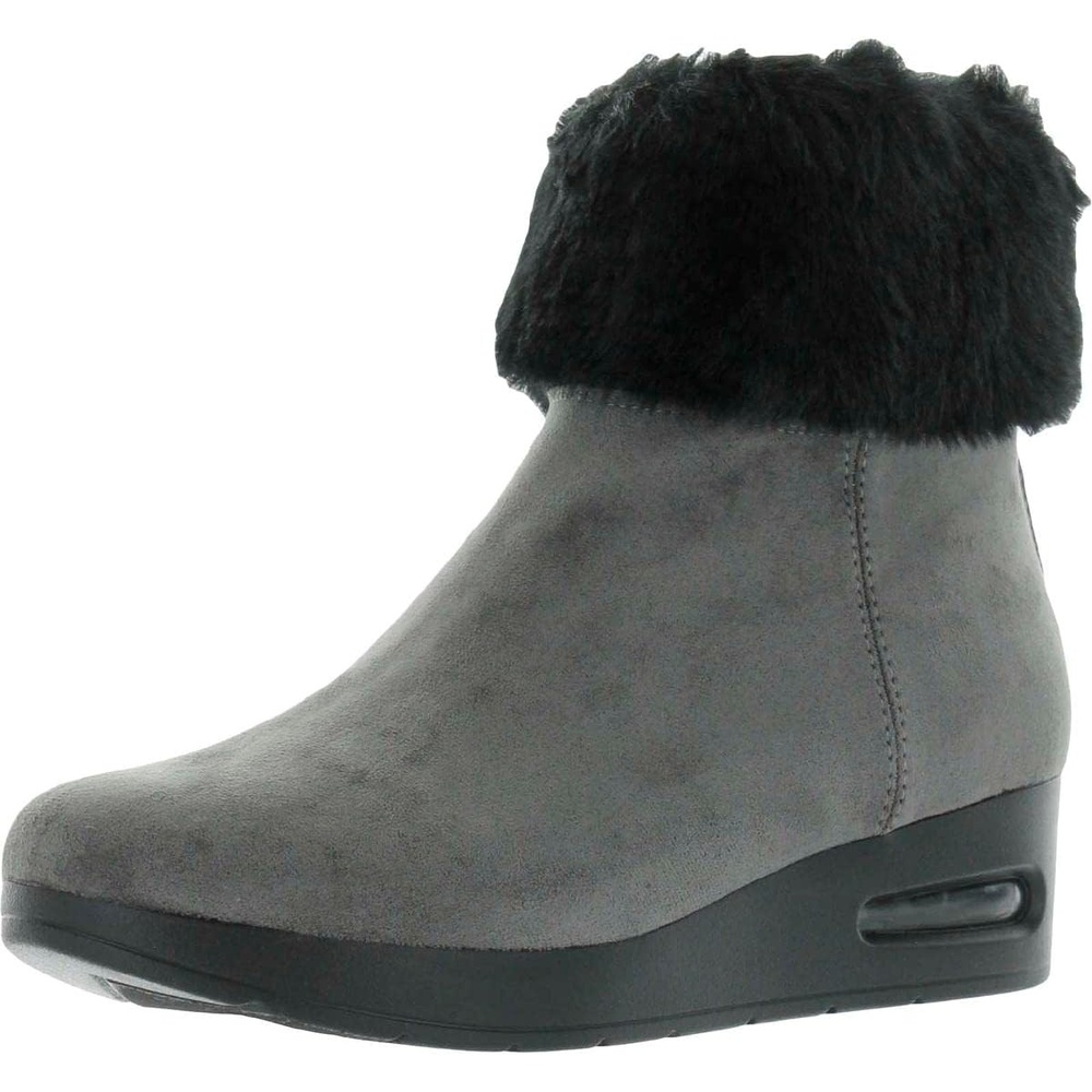image:imageDKNY Womens AbriSteelBlack Suede Abri