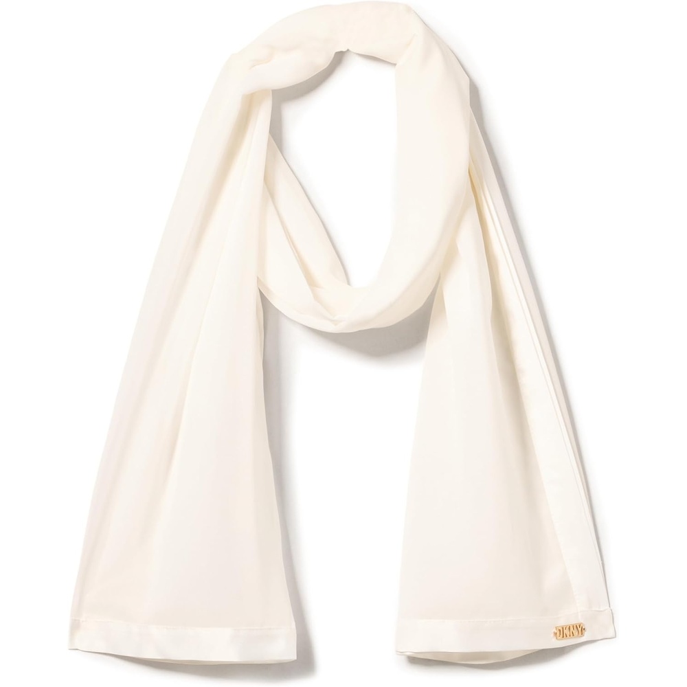 image:imageDKNY Womens Accessories Scarf Cornflower BlueIvory