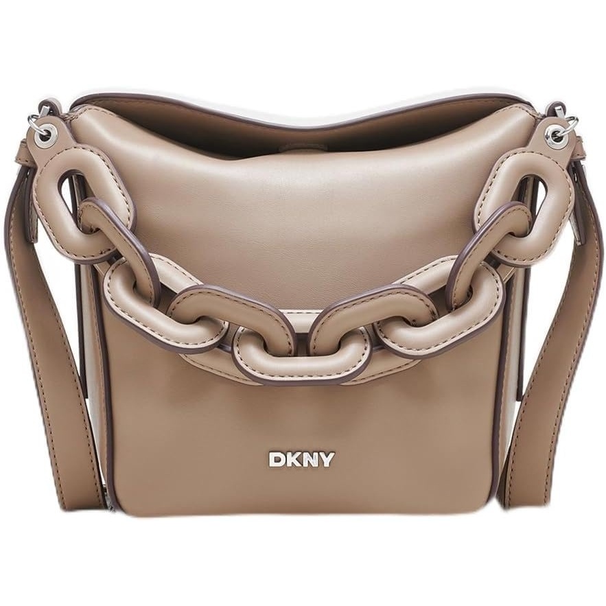 image:imageDKNY Womens Aspen Mini Chain Handle Hobo BagShitake