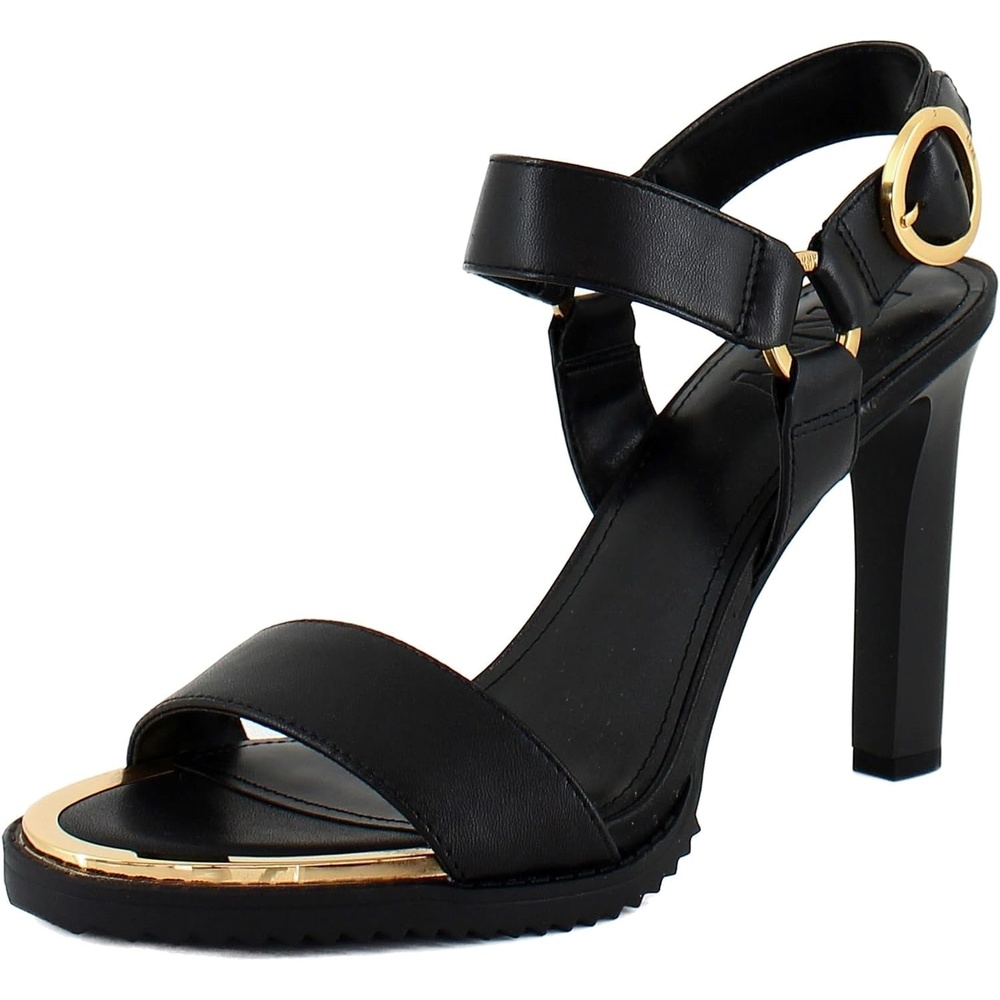 image:imageDKNY Womens Blaire Evening Ankle Strap Dress HeelBlack