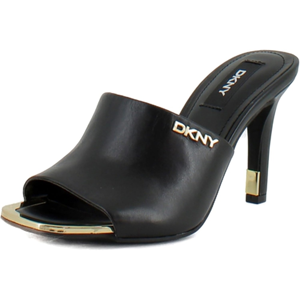 image:imageDKNY Womens Bronx Open Toe Mule HeelsBlack