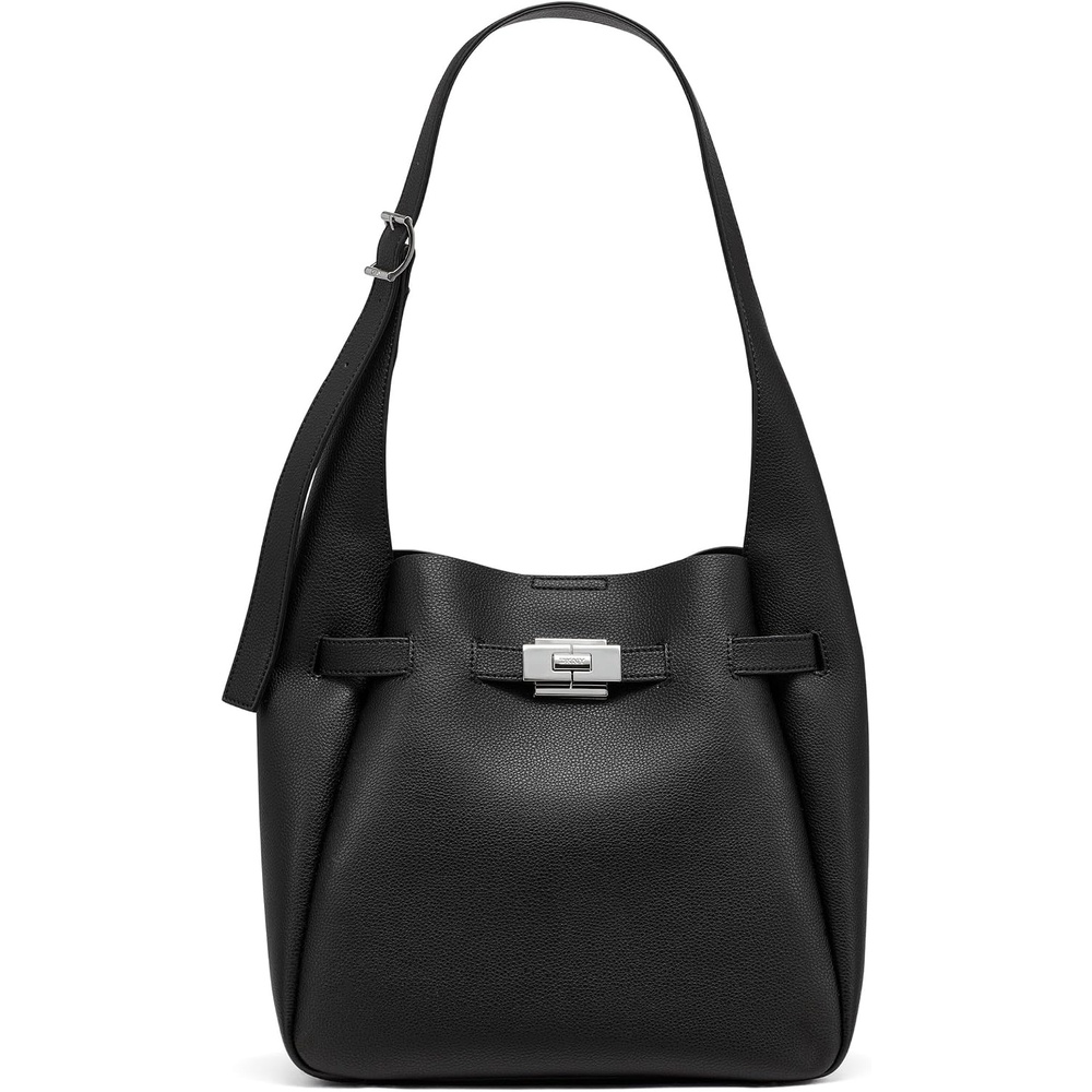 image:imageDKNY Womens Bryar Hobo BagBlackSilver