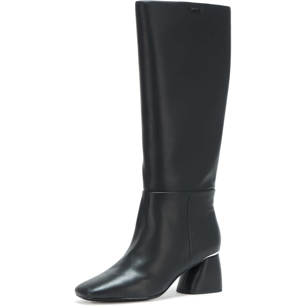 image:imageDKNY Womens Cana Knee High Heeled Riding BootSolid Black