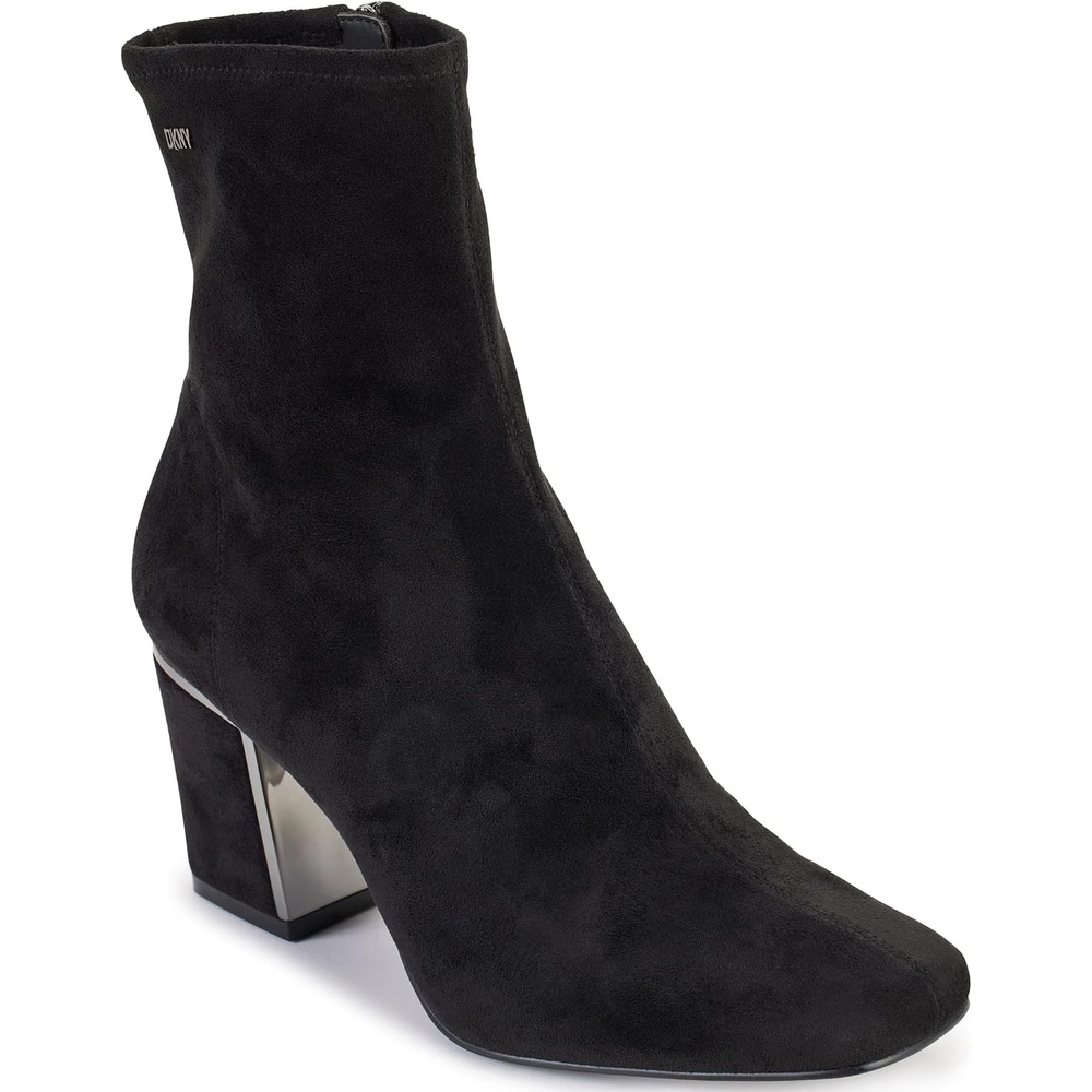 image:imageDKNY Womens Cavale Evening Fashion Bootie With Block HeelBlack Suede