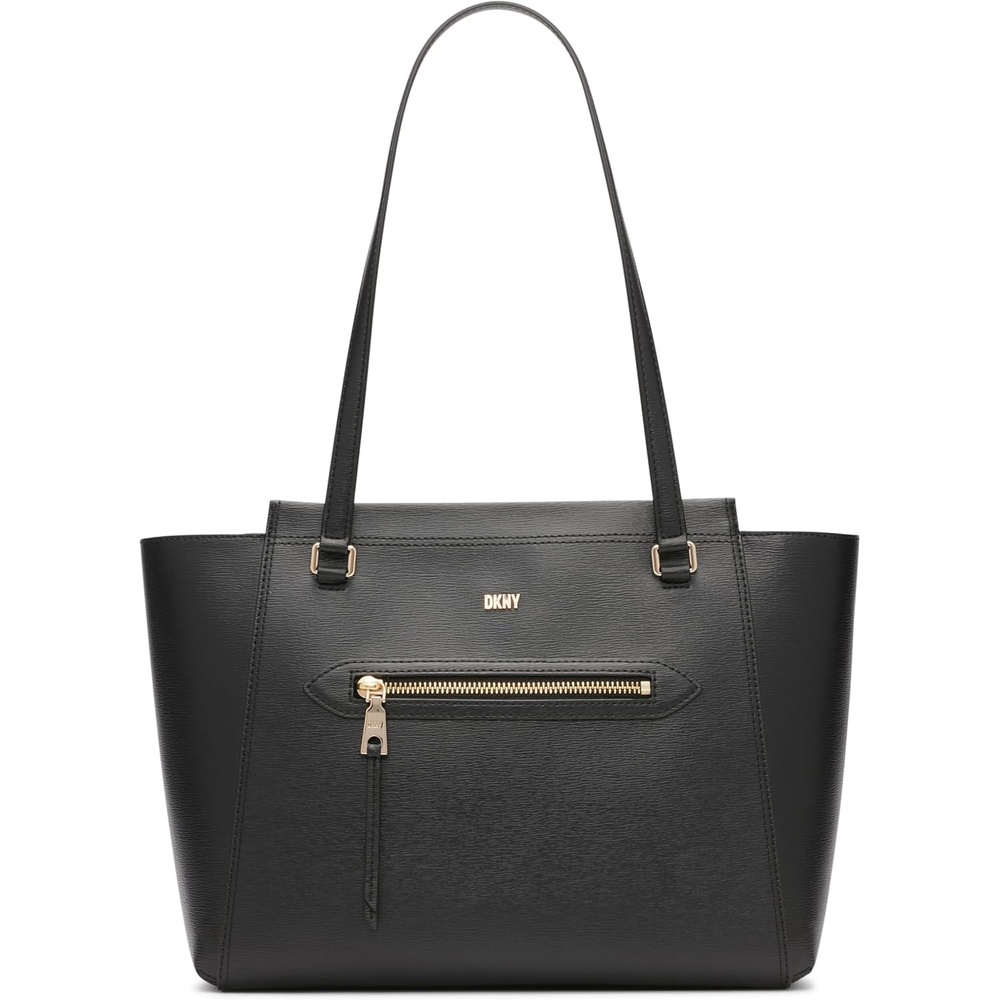 image:imageDKNY Womens Chelsea Medium Tote BagBlackGold