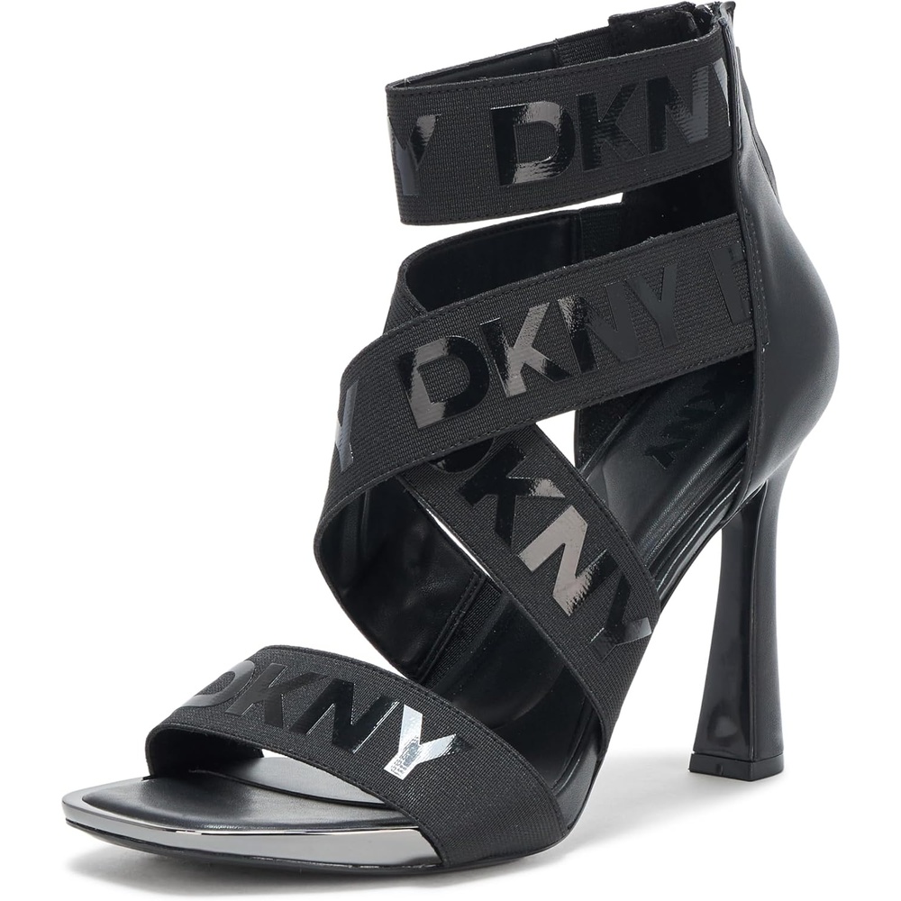image:imageDKNY Womens Coda Evening Strappy Dress Heel With LogoBlack