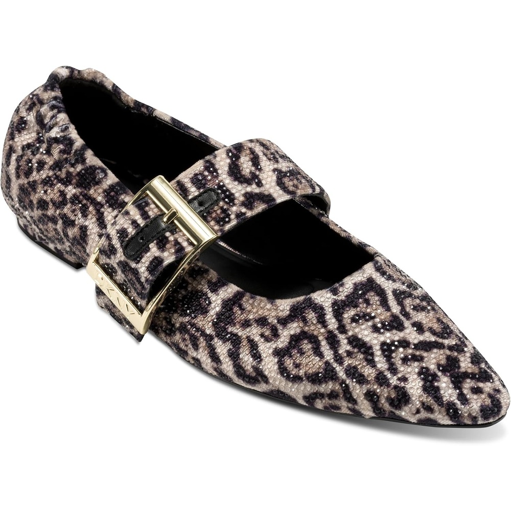 image:imageDKNY Womens Cormic Ballet Flat with BuckleNatural