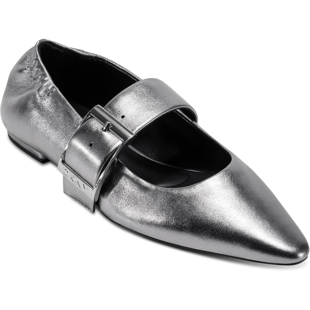 image:imageDKNY Womens Cormic Ballet Flat with BuckleNickel