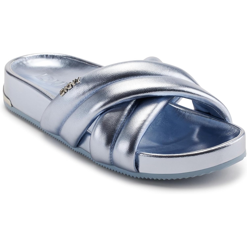 image:imageDKNY Womens Criss Cross Flat SandalCeleste