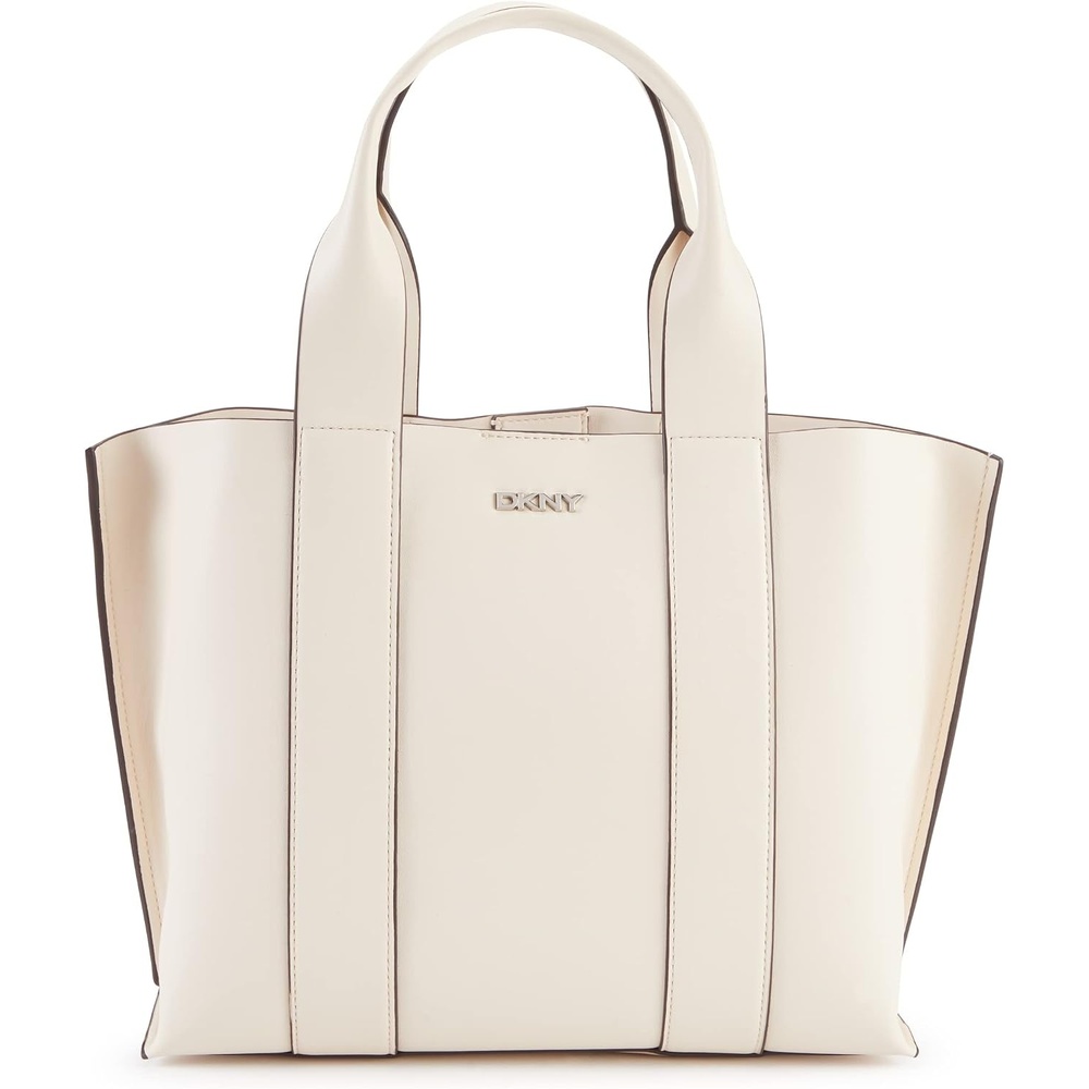 image:imageDKNY Womens Dakota Medium Tote BagIvorySilver