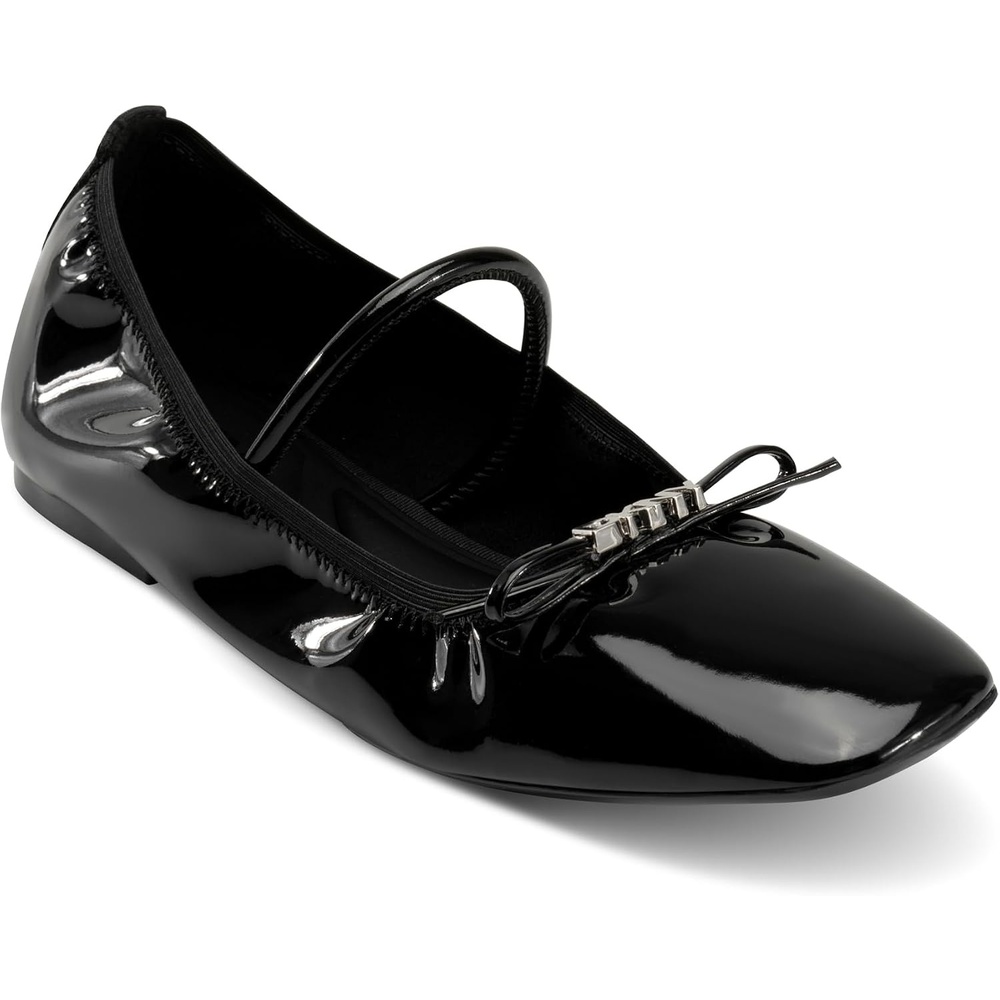image:imageDKNY Womens Dale Ruched Ballet FlatBlack Patent