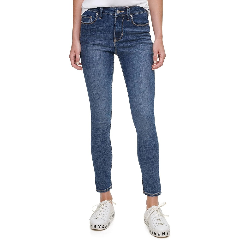 image:imageDKNY Womens Delancey High Rise Skinny JeansDeep Indig