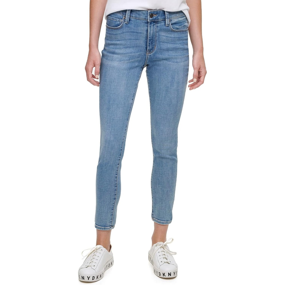 image:imageDKNY Womens Delancey High Rise Skinny JeansPure Blue