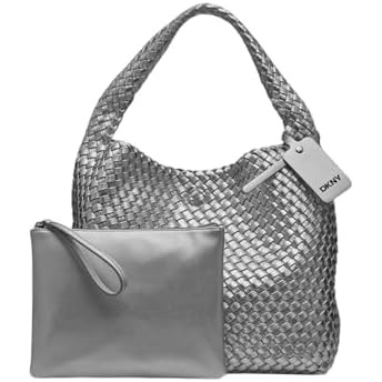 image:imageDKNY Womens Giselle Nylon Tote BagSilver