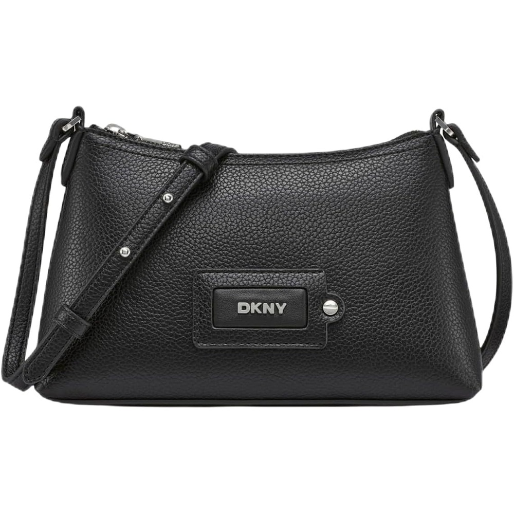 image:imageDKNY Womens Glee CrossbodyBlackSilver