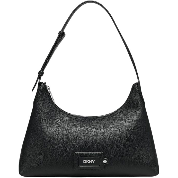 image:imageDKNY Womens Glee Shoulder BagBlackSilver