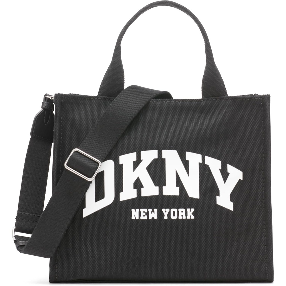 image:imageDKNY Womens Hadlee Medium Canvas Tote BagBlack