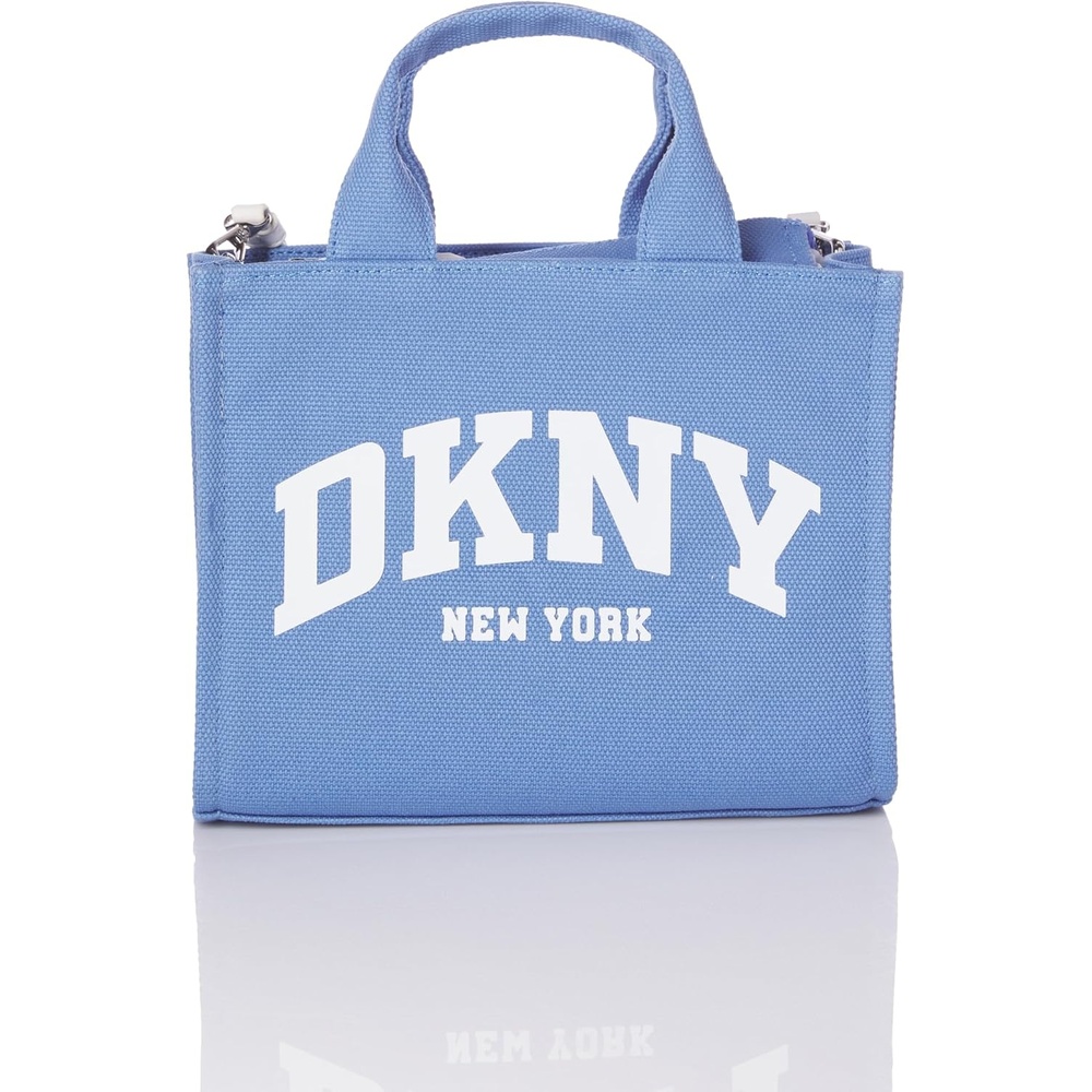 image:imageDKNY Womens Hadlee Small Canvas Tote BagSky