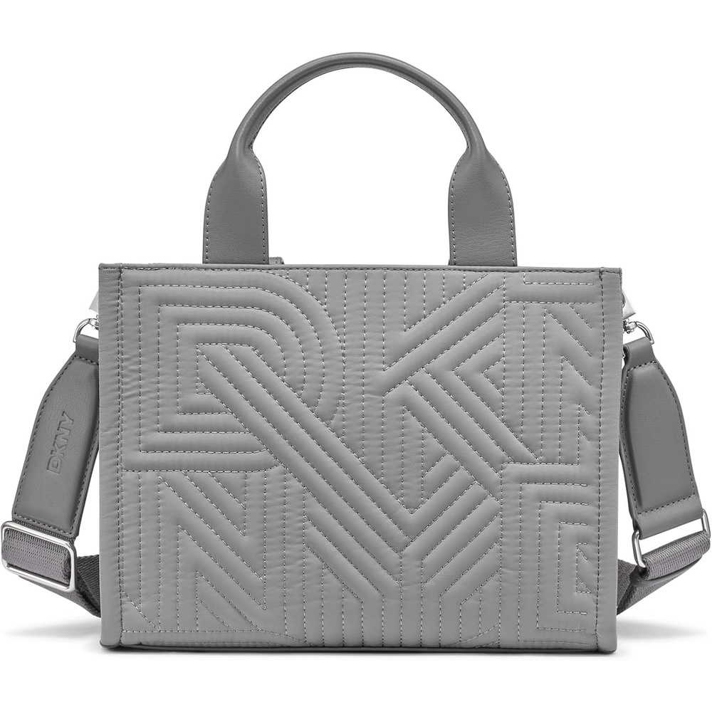 image:imageDKNY Womens Hadlee Small Faux Leather Tote BagDark Grey