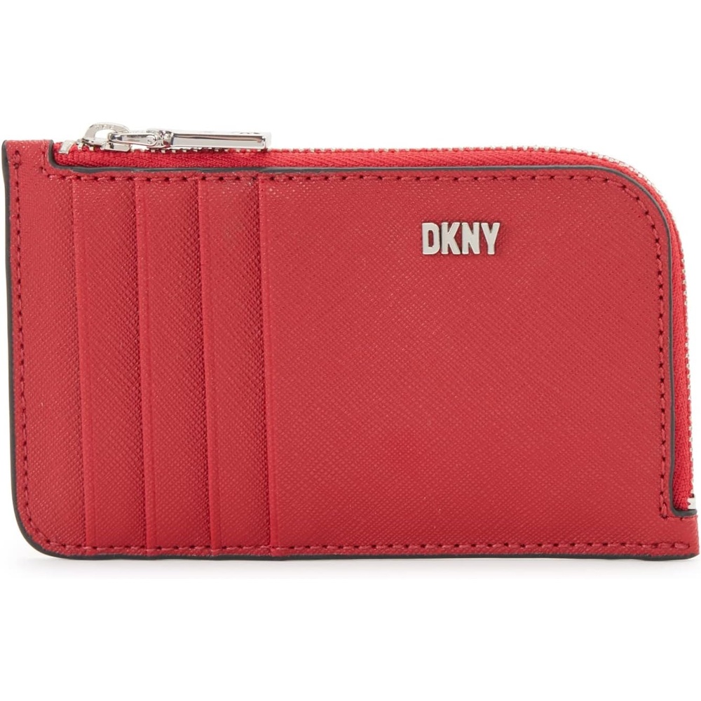 image:imageDKNY Womens Handbags Card CaseBRT REDSILVER1SZBright RedSilver