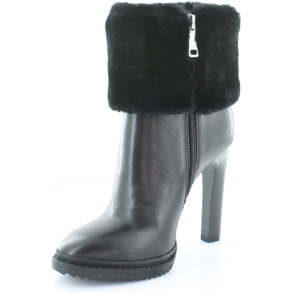 image:imageDKNY Womens High Heel Ankle BootBlack Leather Sonya