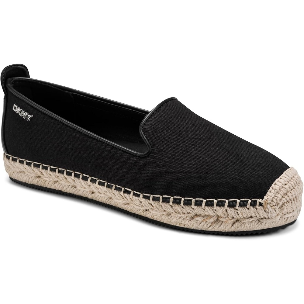 image:imageDKNY Womens Mallandra Espadrille Closed Toe SandalBlackBrown