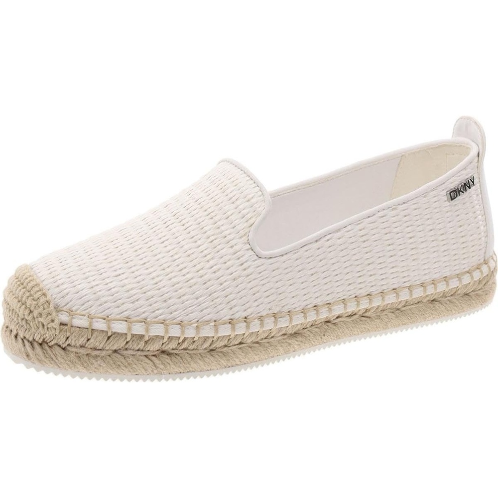 image:imageDKNY Womens Mallandra Espadrille Closed Toe SandalBright White
