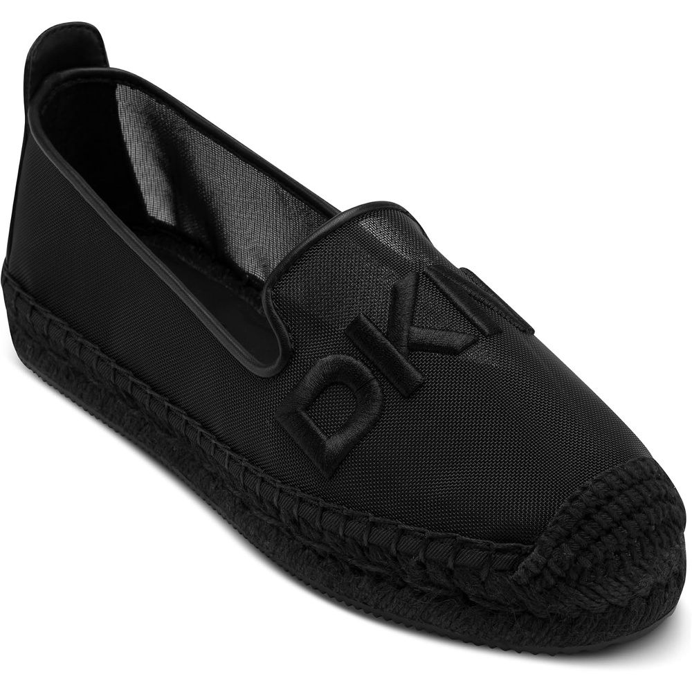 image:imageDKNY Womens Mallandra Espadrille Closed Toe SandalMesh Black