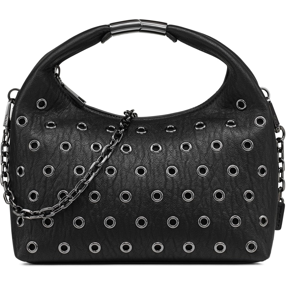 image:imageDKNY Womens Mel Top Handle Hobo BagBlackGunmetal