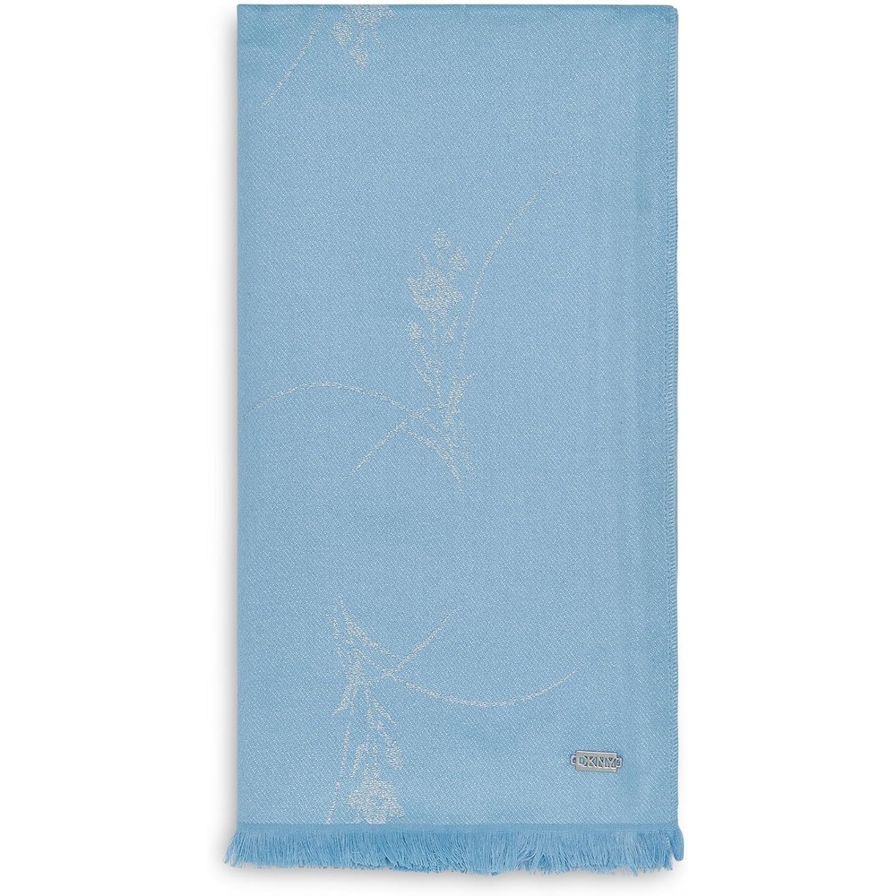image:imageDKNY Womens Metallic Orchid Print PashminaSky