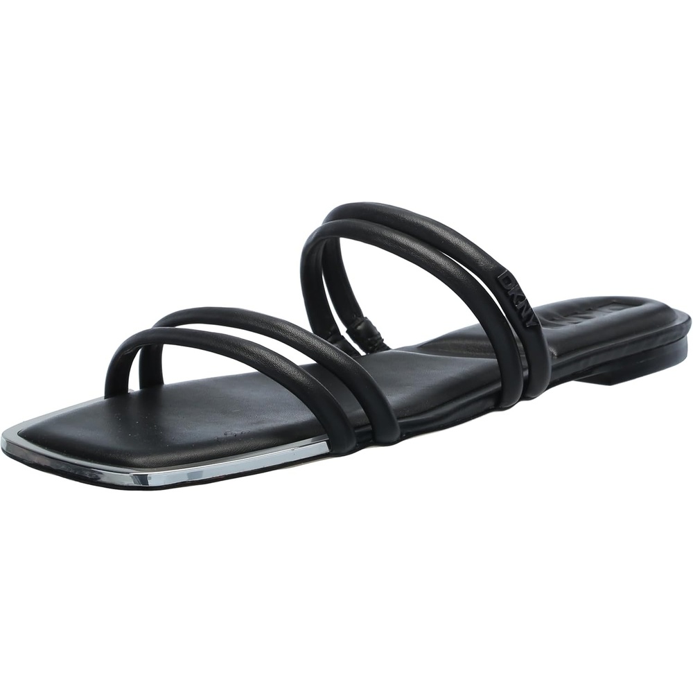 image:imageDKNY Womens Multi Band Flat SandalBlack