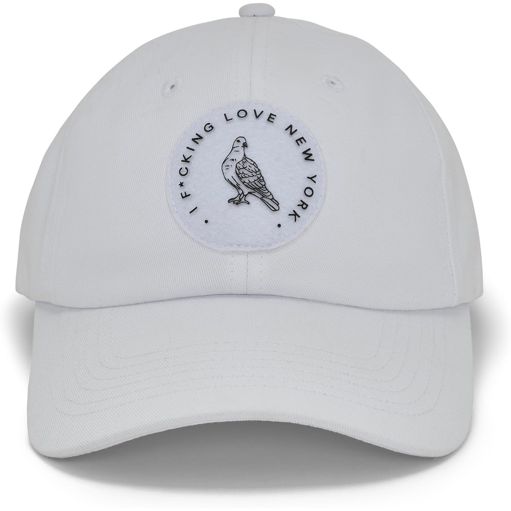 image:imageDKNY Womens NYC Pigeon Baseball CapWhite