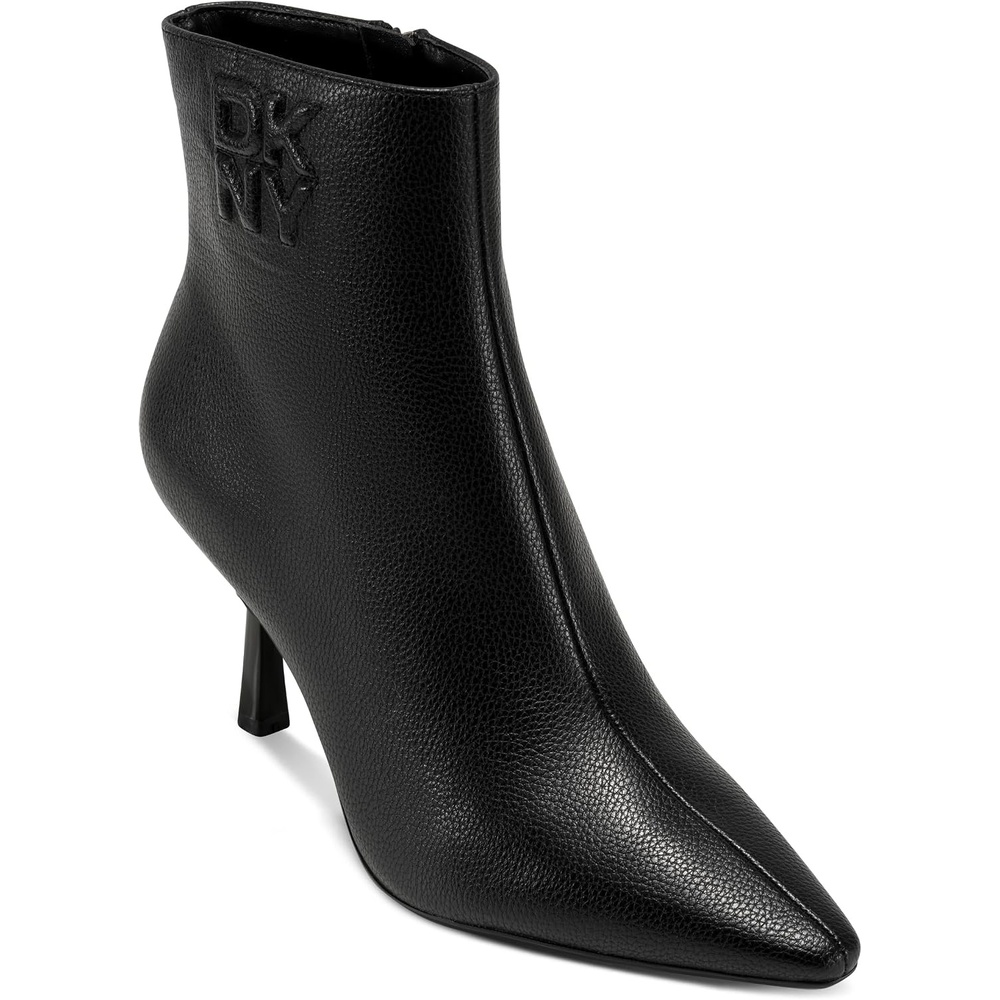 image:imageDKNY Womens Niomi Heeled Bootie With Logo DetailBlack