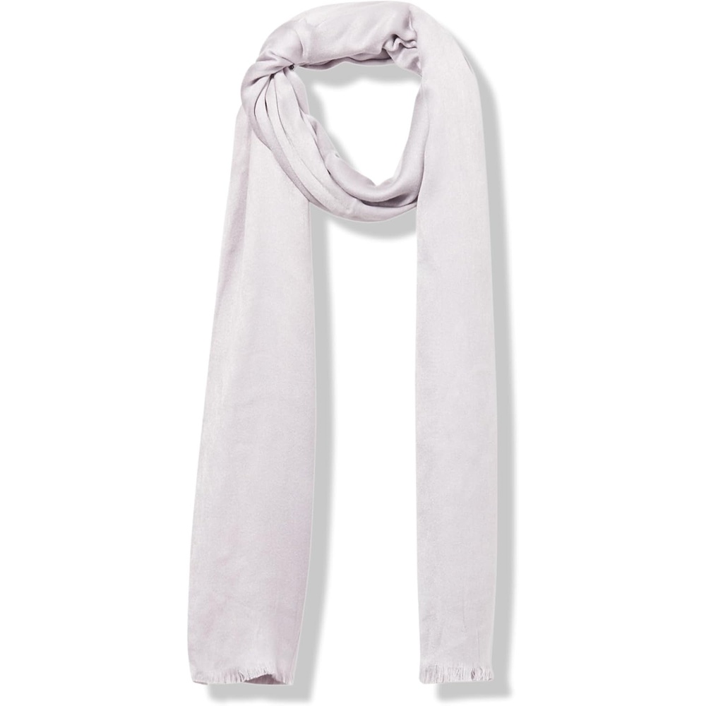 image:imageDKNY Womens Oversized Solid Pashmina With Eyelash FringeGrey