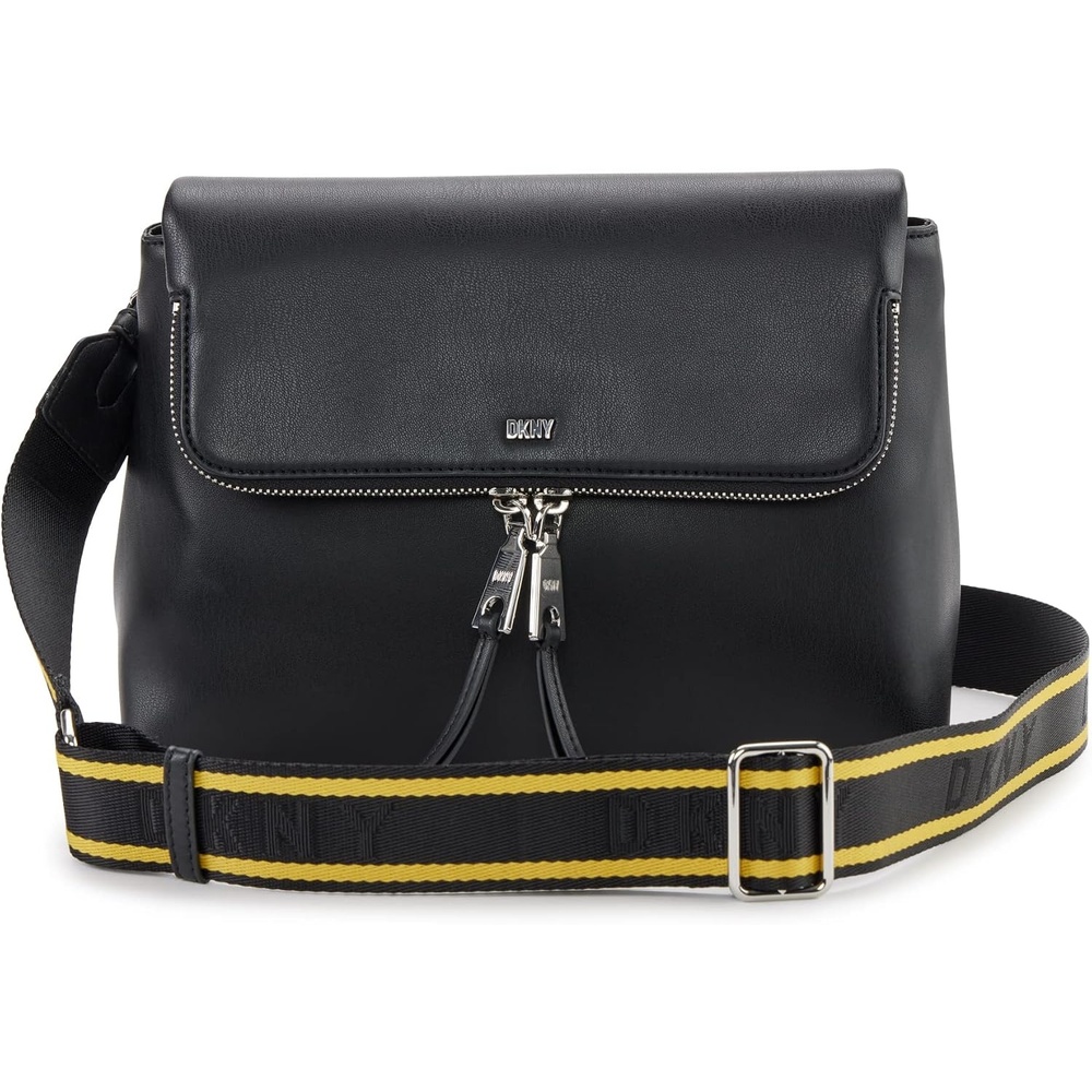 image:imageDKNY Womens Pandora CrossbodyBlackSilver