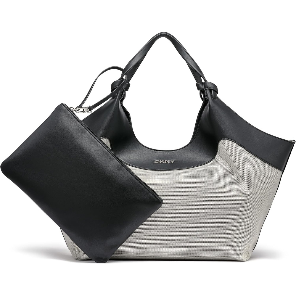 image:imageDKNY Womens Paula Large Tote BagNaturalBlack