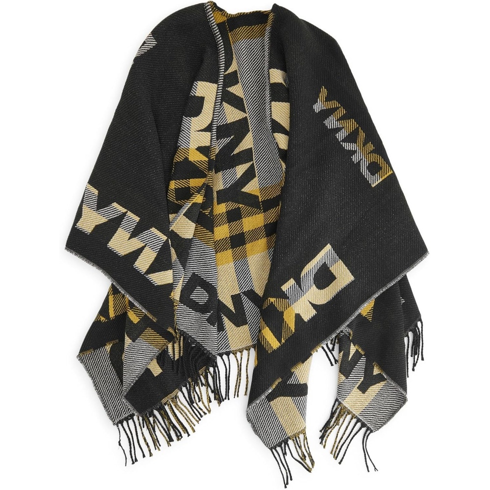 image:imageDKNY Womens Raxi Cab Ruana ShawlGoldenrod