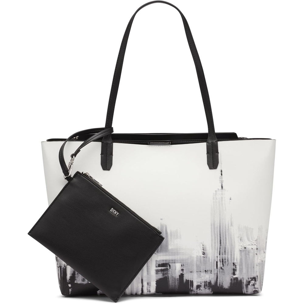 image:imageDKNY Womens Riley Tote BagOptic White Combo